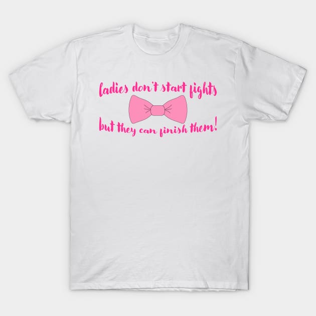 Aristocats Ladies Don't Start fights T-Shirt by CMORRISON12345